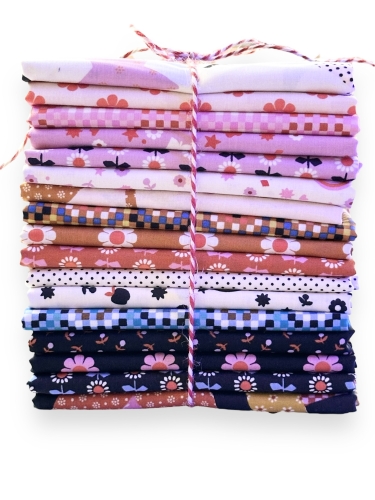 Baumwolle Patchwork - Alexia Abegg - Ruby Star Society - Meadow Star - Halbe Meter Zuschnitte - 8,5 Meter